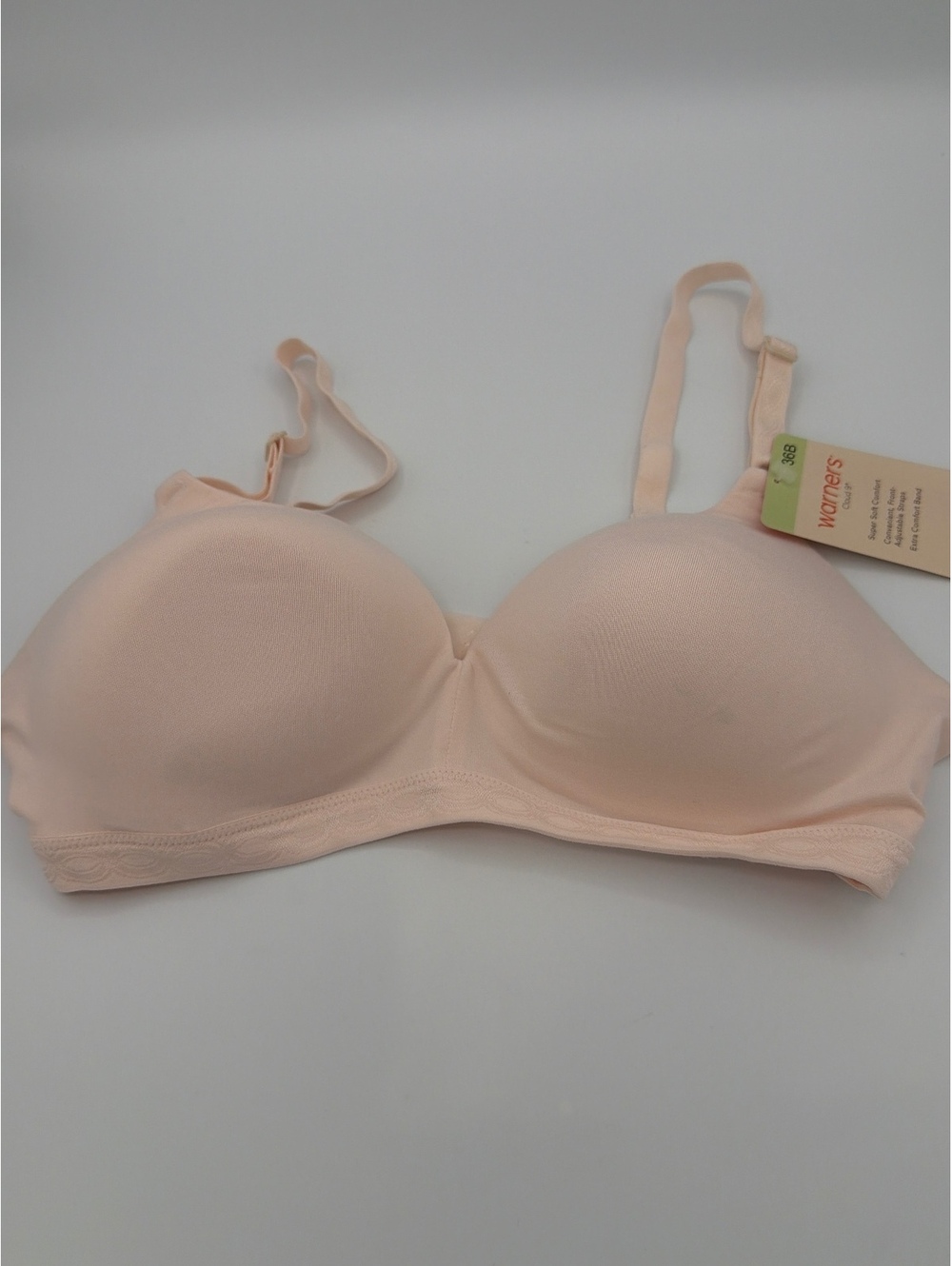 Warners Cloud 9 Super Soft Comfort Wireless Bra 36B Lightly Lined